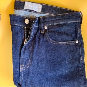 Everlane High-Rise Skinny Jean in Deep Indigo